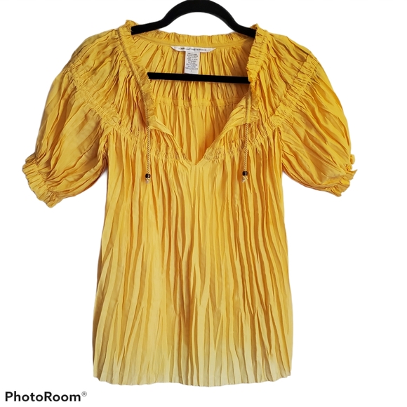 SOLD ~ DIANE VON FURSTENBERG DAURON TOP - Picture 1 of 14